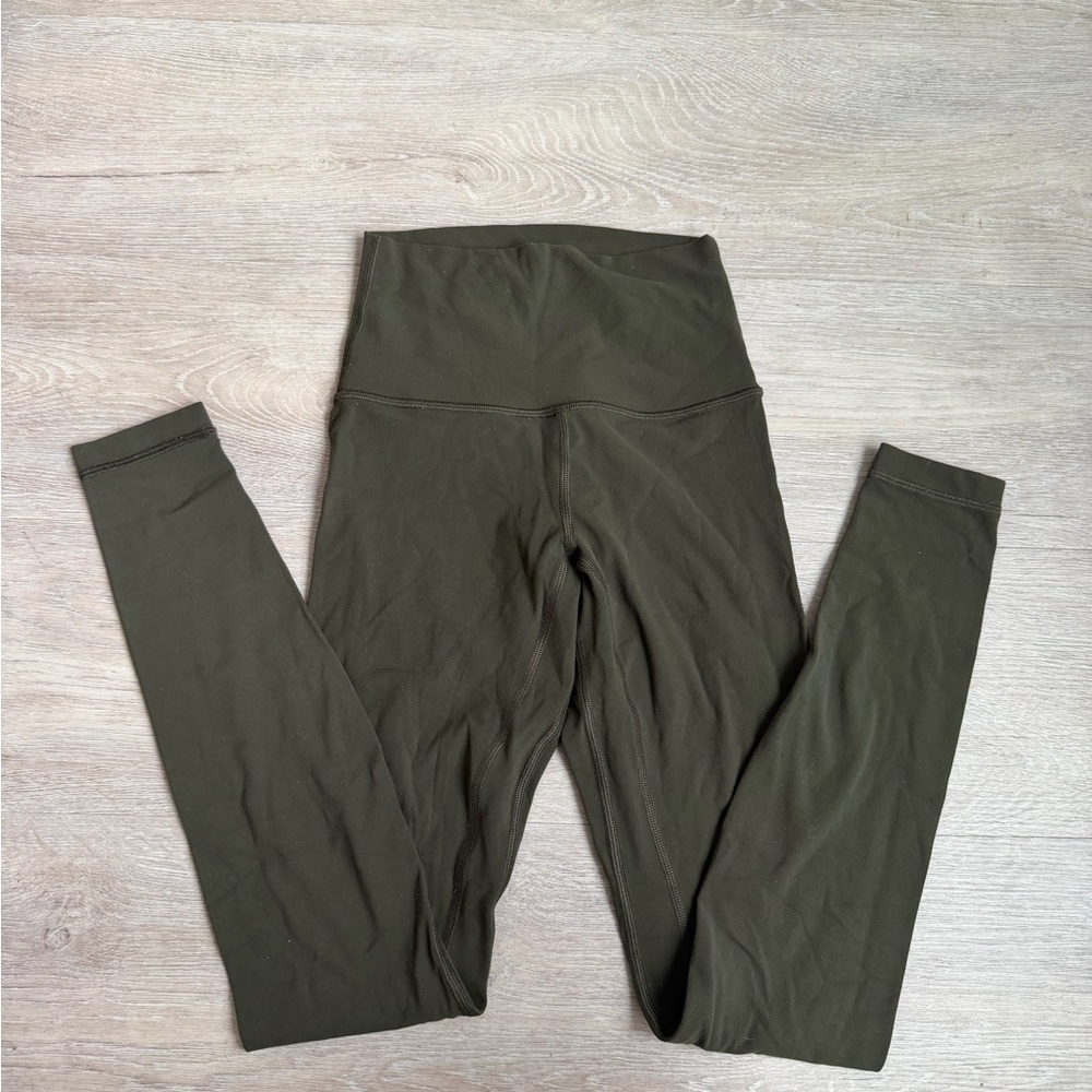 lululemon athletica Olive Green Align Leggings